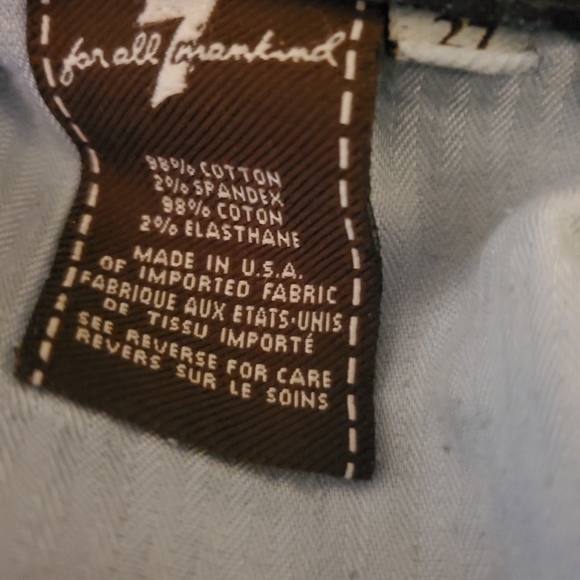 Authentic 7 for All Mankind Jeans - Picture 3 of 4